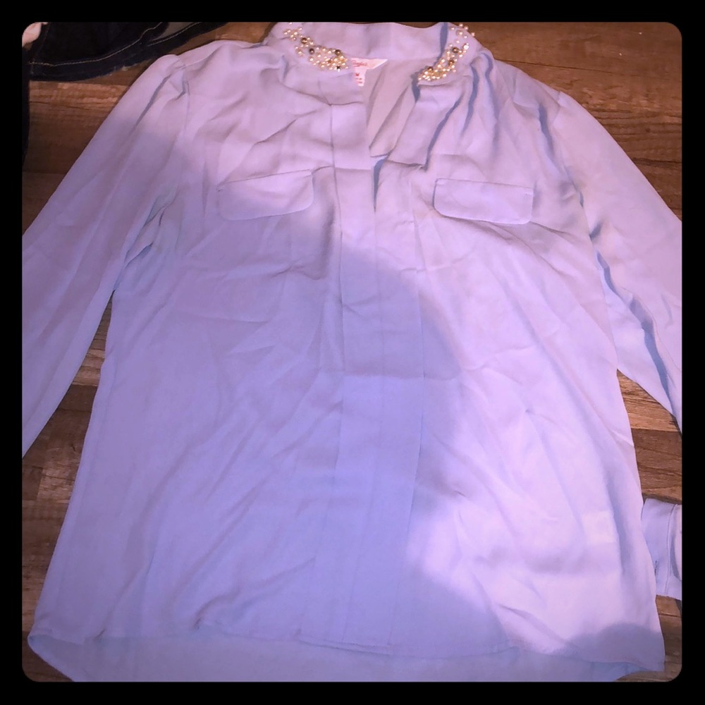 Blue candies blouse